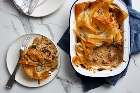 Chix and Mushroom Pie